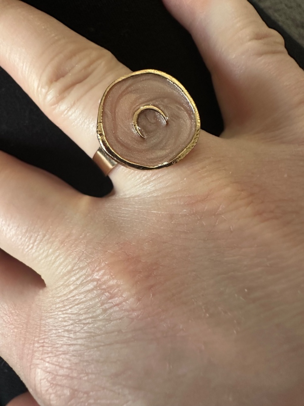 Moon ring adjustable - Picture 8 of 8